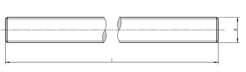 DIN 976 FASTENERS Dimension